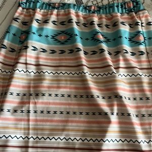 Skirt western print